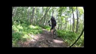 The End of the trail "La bobine" with my old Kona Cinder Cone 2005