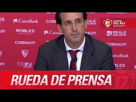 Rueda de prensa de Emery tras el Sevilla FC (2-0) CD Mirandés