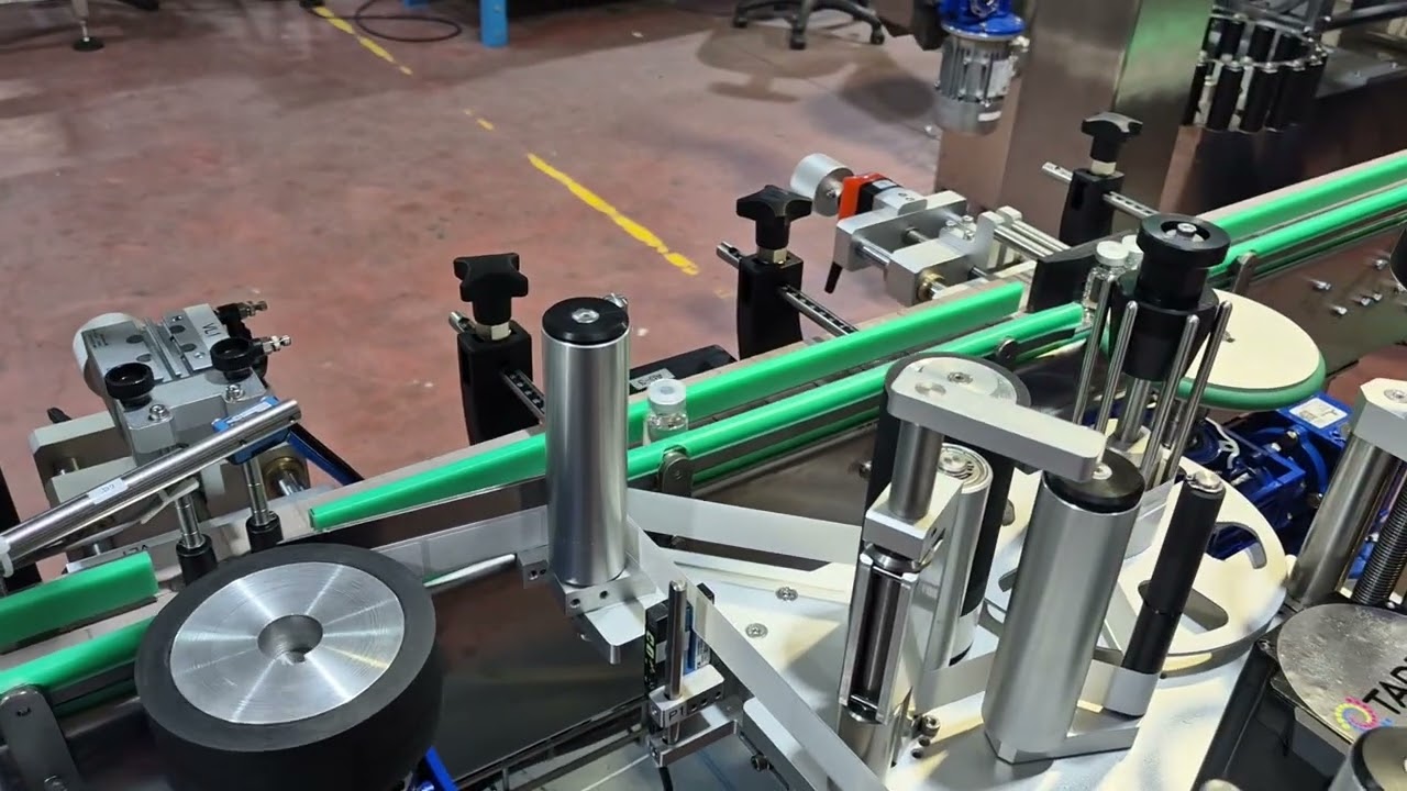 Automatic Wrap Around Labeling Machine for Pharmaceutical Vial-30PPM integrated With Vision system