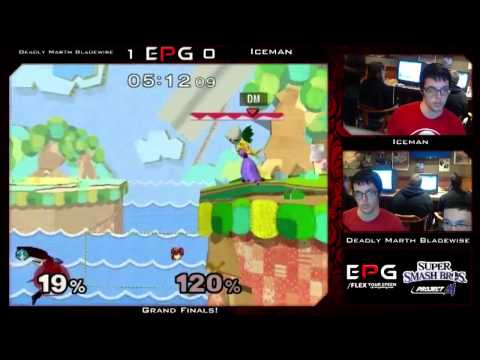 ePG Monthly - Deadly Marth|Bladewise (Diddy Kong) Vs. Iceman (Marth) SSBM (Grand Finals!) - Melee