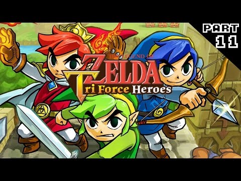 The Legend of Zelda: Tri Force Heroes Part 11 - Sand & Seesaws