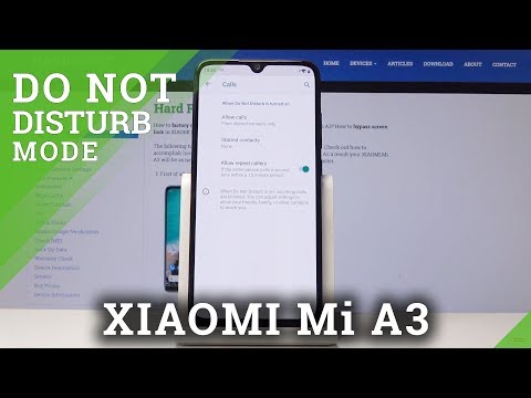 How to Activate Do Not Disturb Mode in XIAOMI Mi A3 - Mute Sounds