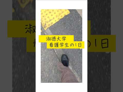 社会福祉学科 淑徳大学 看護学生の１日　#shorts