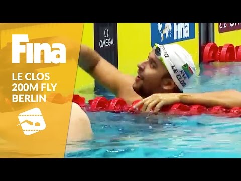 Chad Le Clos dominates in men's 200m butterfly #2 Berlin