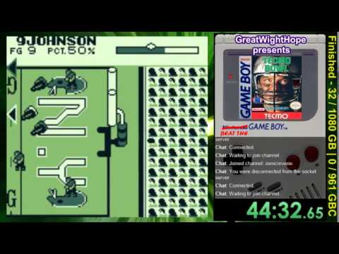 Beat the Game Boy -- Game #33: Tecmo Bowl (1/3)