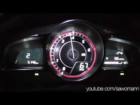 2014 Mazda 3 SKYACTIV-D 150 HP 0-100 km/h Acceleration GPS