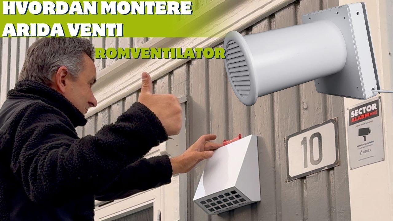 Romventilator - Arida Venti 160 WiFi stille - Hvit