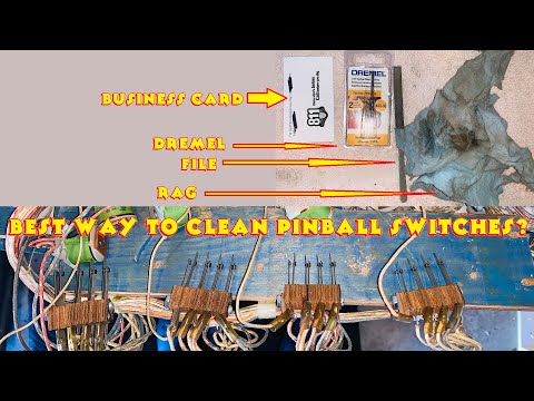 Best Way to Clean Pinball Switches?? - How To Repair EM Pinball Machines
