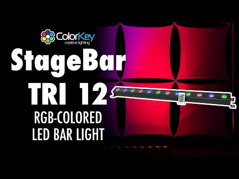 StageBar Tri 12 | RGB Colored LED Bar Light