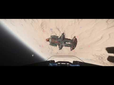 Star Citizen - Ares Inferno vs Hammerhead and escorts