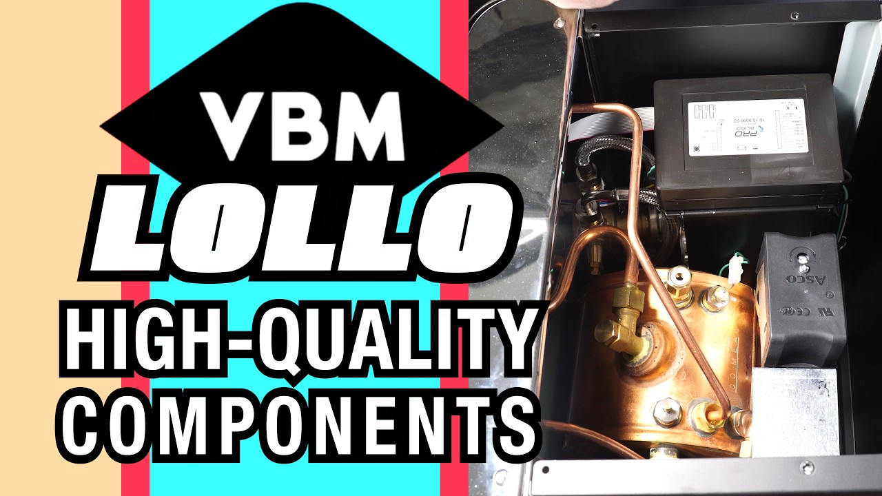 VBM Lollo HX Espresso Machine: High-Quality Components That Make All the Difference!