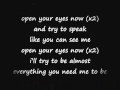 Andrew Belle - Open your eyes (lyrics) 