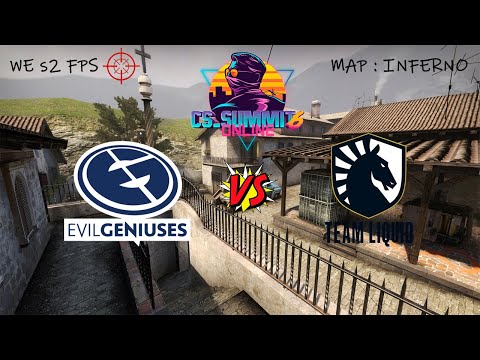 EVIL GENIUSES (EG) VS LIQUID | INFERNO | CS SUMMIT 6 (PT/BR) | CS GO | TWITCH CLIPS