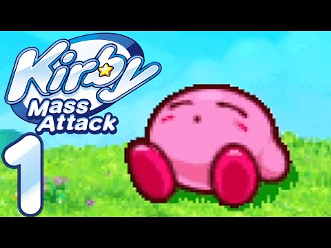 Kirby Mass Attack Walkthrough Gameplay (No Commentary) Part 1