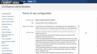 How to create Terms of Use for your Confluence Users