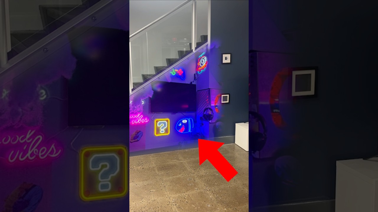 I Built A Secret Gaming Room