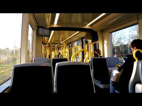 Uithoflijn, van P+R Science Park naar Ut met Tram 22, 27 12 2019