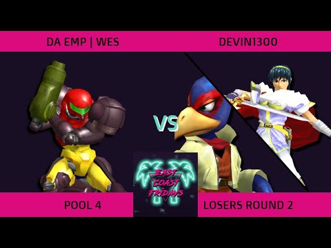 DA EMP | Wes (Samus) vs. Devin1300 (Marth, Falco) - ECF 172 Pool 4 Losers Round 2 SSBM