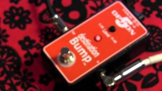Video thumbnail for Option 5 DESTINATION BUMP clean boost guitar effects pedal demo by gearmanndude