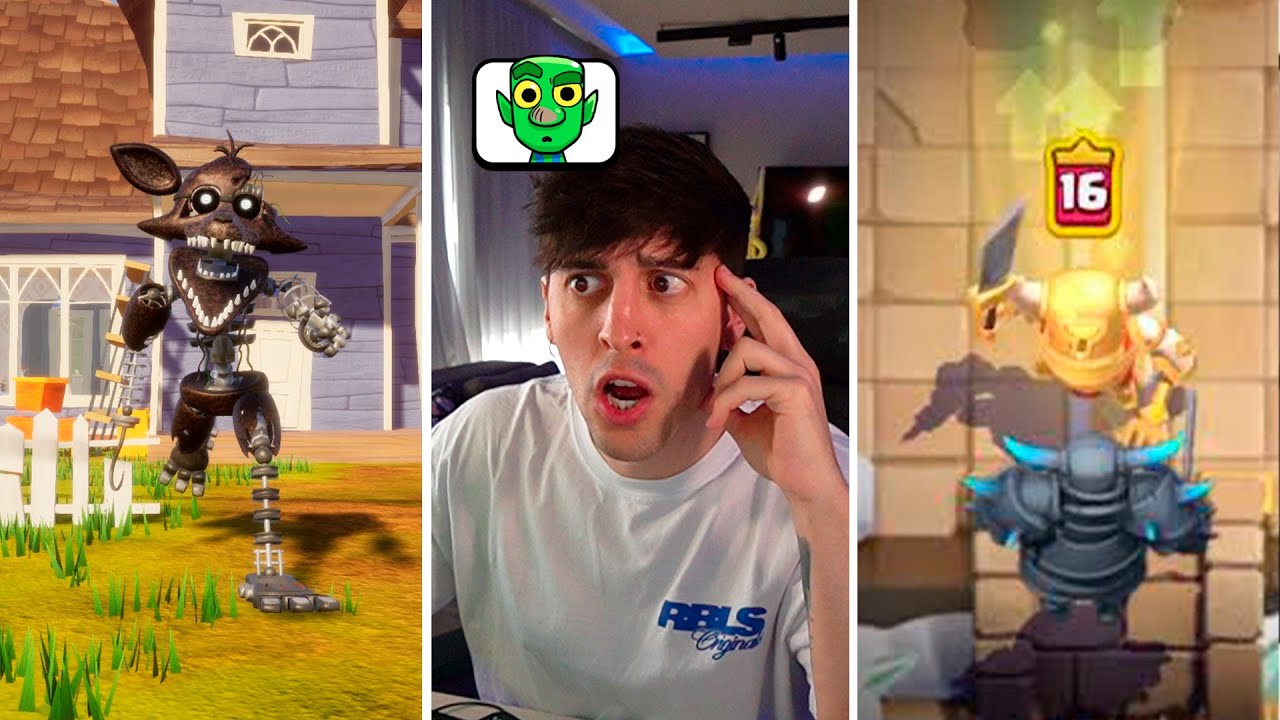 😈 FOXY EN HELLO NEIGHBOR 😈 SABADO FURIOSO 😈 NOCHE DE CLASH ROYALE 😈