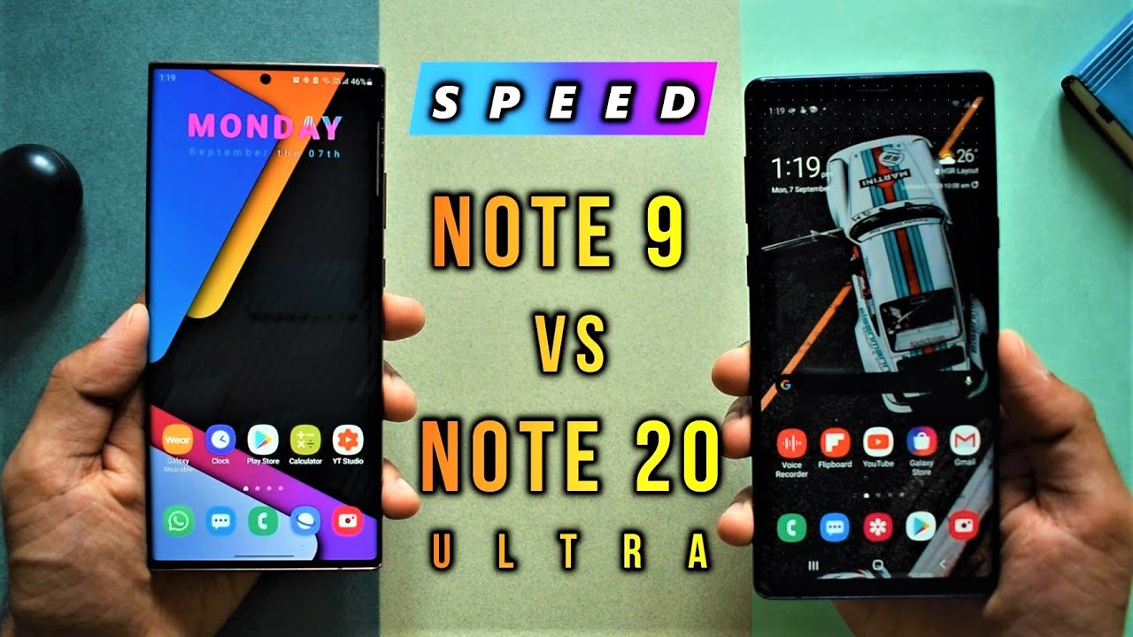 Samsung Galaxy Note 9 Vs Note 20 Ultra - A quick SPEED Test