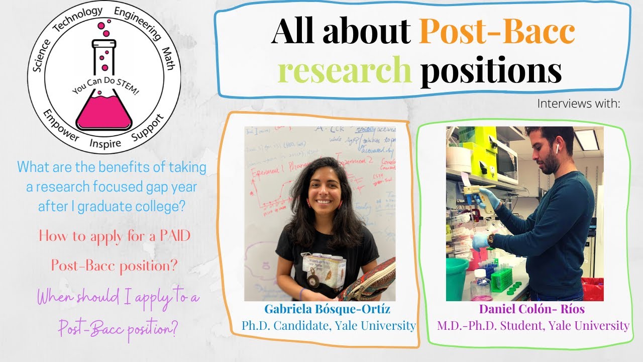 All about Post-Bacc research programs!