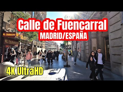 [4K] MADRID walking TOUR  | CALLE de FUENCARRAL