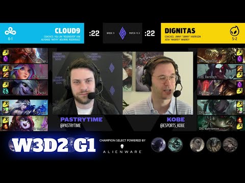 Cloud 9 vs Dignitas | Week 3 Day 2 S11 LCS Spring 2021 | C9 vs DIG W3D2