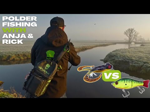 POLDER fishing for PIKE: SCUNNER & MAMA BULL FROG winners by KO!