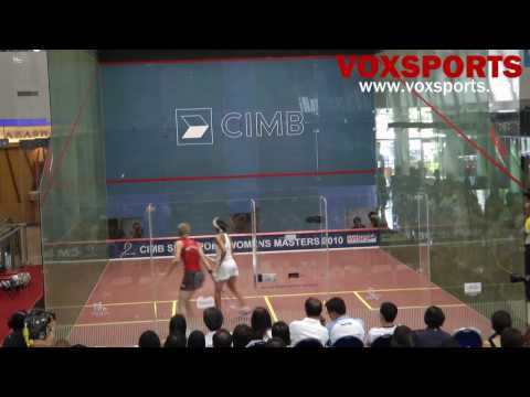 CIMB Squash Finals 1 : Nicol David vs Alison Waters