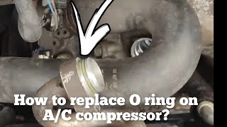 How to Replace Orings on A/C compressor