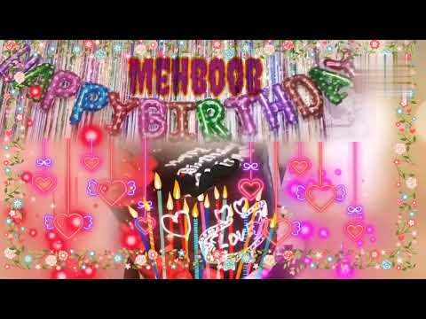 Mehboob Happy Birthday To You |whatsapp status |hd video