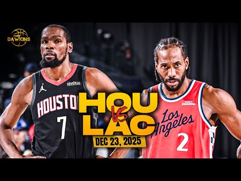 Houston Rockets vs Los Angeles Clippers Full Game Highlights | Dec 23, 2025 | FreeDawkins