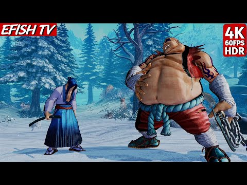 Tachibana Ukyo vs Earthquake (Hardest AI) - Samurai Shodown