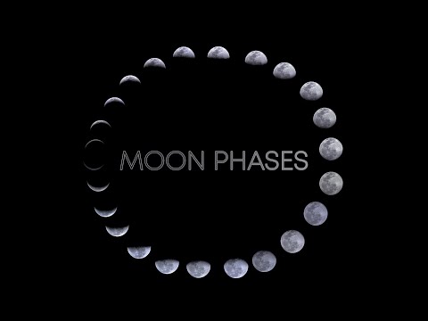 Moon Phases TimeLapse 4K