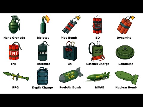 Every Types of Bombs Are Explained in 5 Minutes