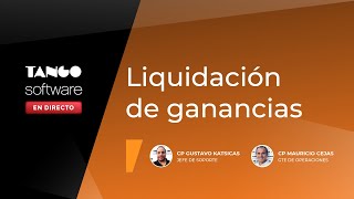 Liquidación de Ganancias 4ta Categoria  Ep 2 💰 - Tango Software en Directo