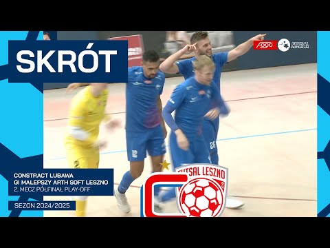 Constract Lubawa - GI Malepszy Arth Soft Leszno |5:3|  | SKRÓT | 2. mecz PÓŁFINAŁ (2024/25)