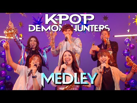 Kpop Demon Hunters Movie Medley l Music Video Cover l Sharpe Family Singers ✨🎤