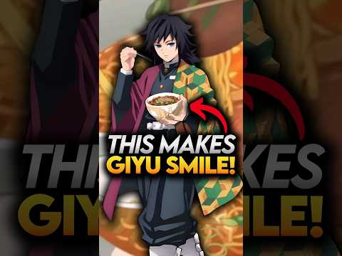 Tomioka's Favorite Food makes him SMILE! Demon Slayer Explained #demonslayer #shorts