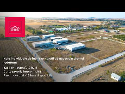 Hala industriala de inchiriat 528 mp, pe un teren de 1738mp| Acces TIR — Video