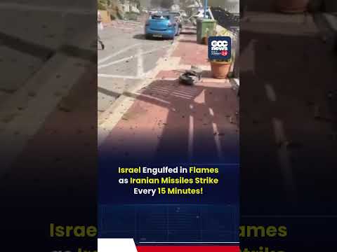 ISRAEL UNDER FIRE: Iranian Missiles Rain Down — Explosions & Fires Break Out Across Cities!