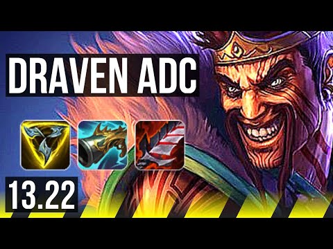 DRAVEN & Senna vs EZREAL & Rakan (ADC) | Rank 4 Draven, 700+ games | NA Challenger | 13.22