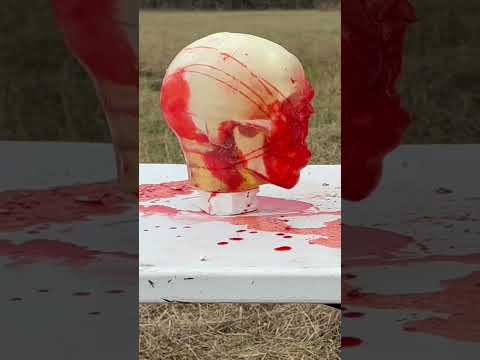 How messy is a contact 12 Gauge Shotgun blast?