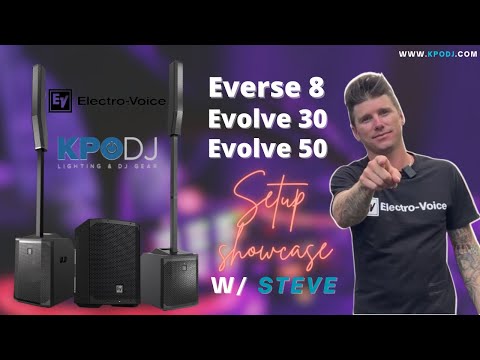 Electro-Voice Evolve 30M (Black) | 10in Woofer - 123dB | Portable Column PA with DSP & Mixer image 6