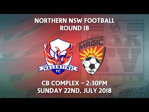 2018 NNSWF NPL Round 18 - Valentine Phoenix FC v Broadmeadow Magic