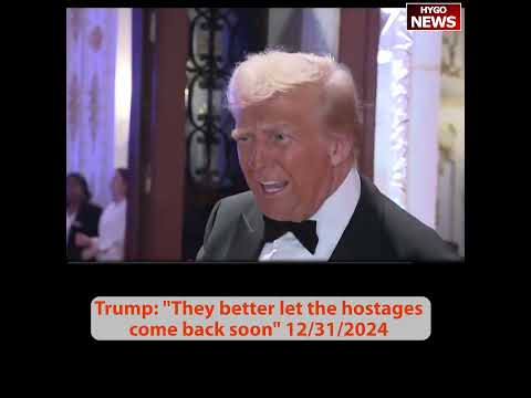 Trump, MELANIA, Elon Musk & son X, at Mar-a-Lago NYE celebrations; Trump: better let hostages back