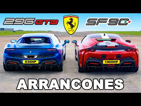 Ferrari 296 GTB vs Ferrari SF90: DRAWINGS
