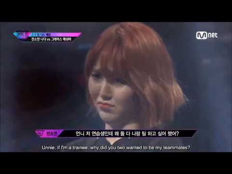 [Unpretty Rapstar 3 Ep. 7] Soyeon&Nada vs Grace&Ash-B @2v2 Diss Battle (Eng Sub)
