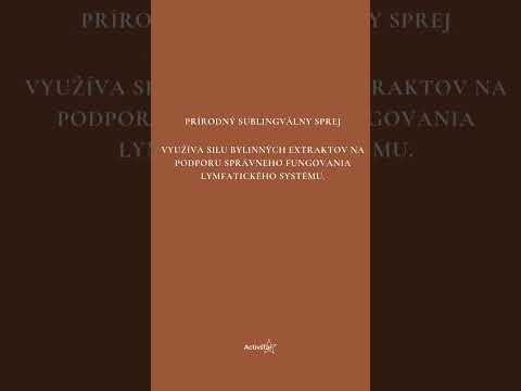 Odemkněte potenciál svého těla se sublingválním sprejem Activ Lymph